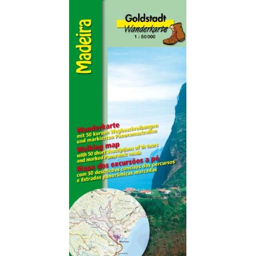 Madeira Goldstadt Wanderkarte 1:50 000