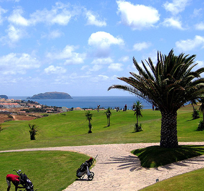Golfplatz auf der Nachbarinsel Porto Santo